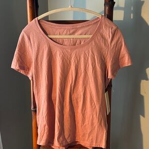 Joie Dusty Pink Short Sleeve Tee